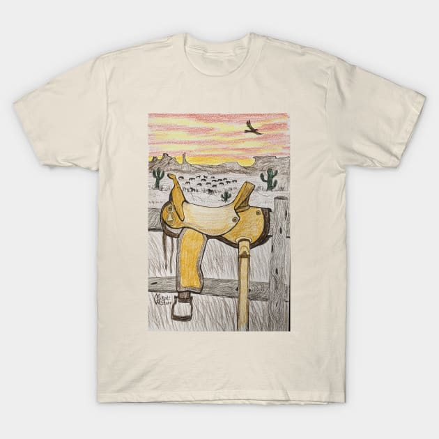 Saddle up, let's go T-Shirt by Matt Starr Fine Art